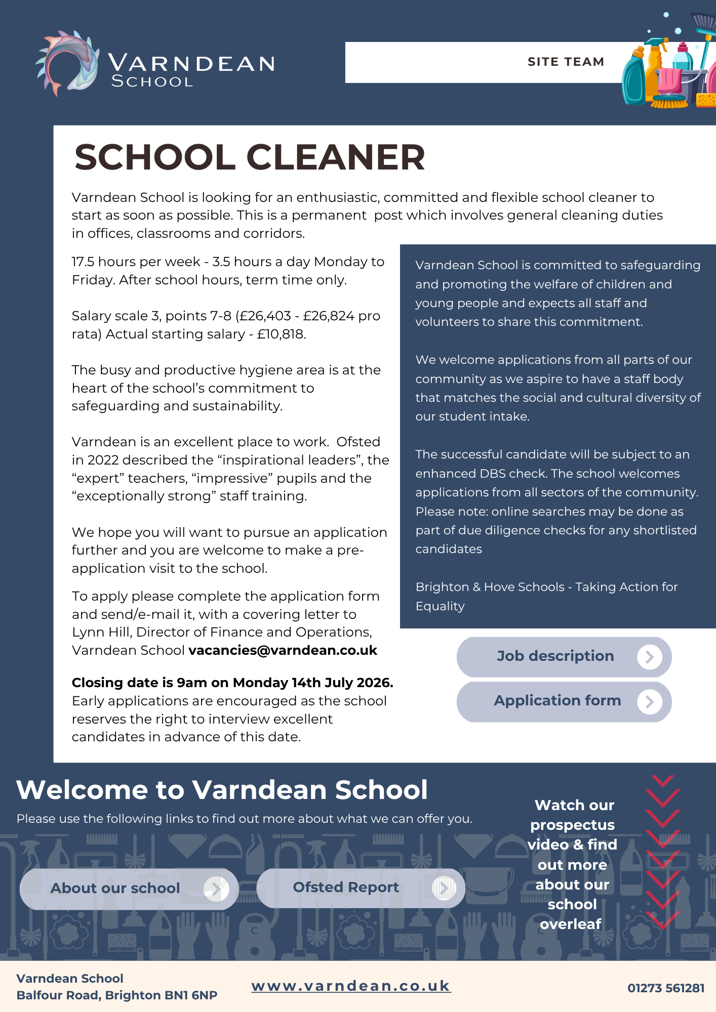Cleaner July 26