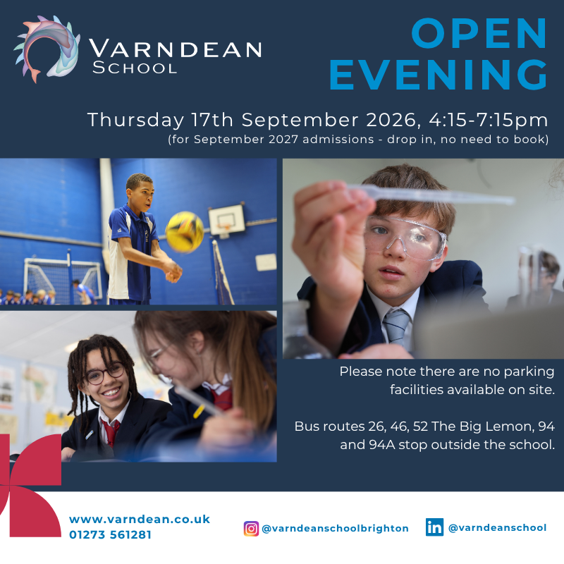 Open Evening 2026 Flyer